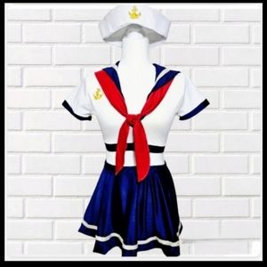 SECRET WISHES Sexy Officer First Class Sz Medium, 3 Piece Set